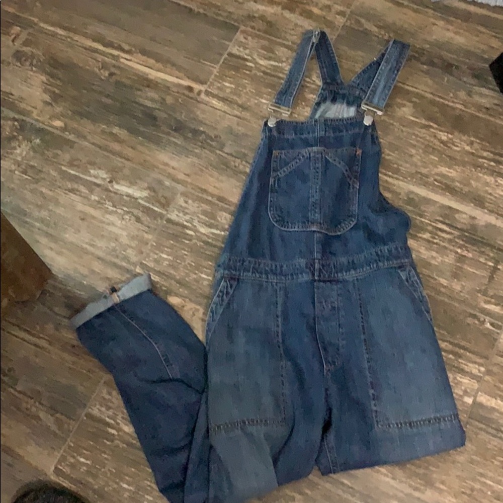 NWOT Small Long Gap Blue Jean Overalls